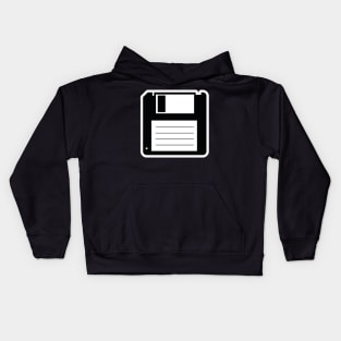 Vhs cassette Floppy disk nerd geek Retro gift Kids Hoodie